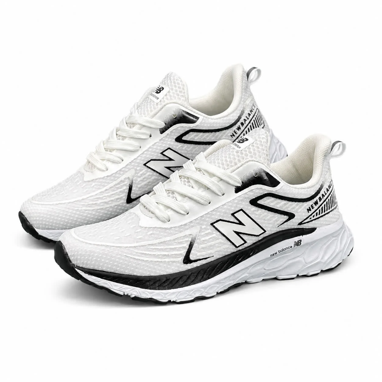 کتانی مردانه مدل نیوبالانس رانینگ سفید مشکی New Balance