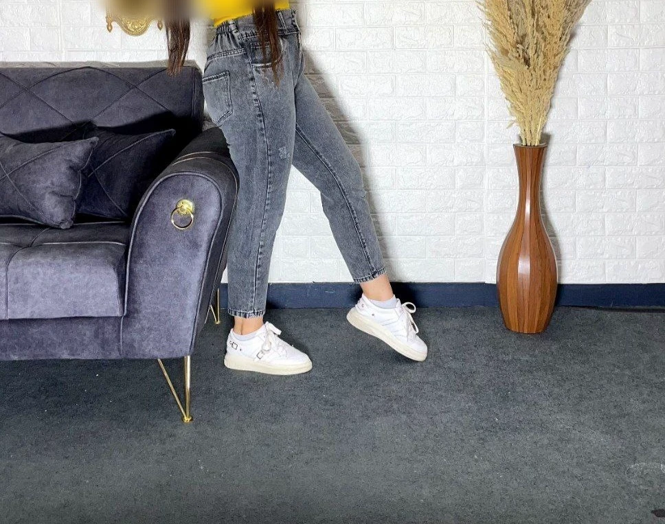 شلوار لی مام فیت