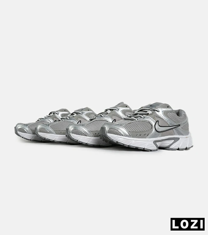 کفش کتانی مردانه و زنانه طوسی سفید نایک NIKE v5 RNR مدل 7323