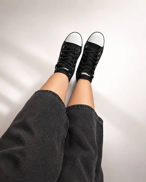 کفش کانورس All Star Chuck Taylor ساق‌دار مشکی