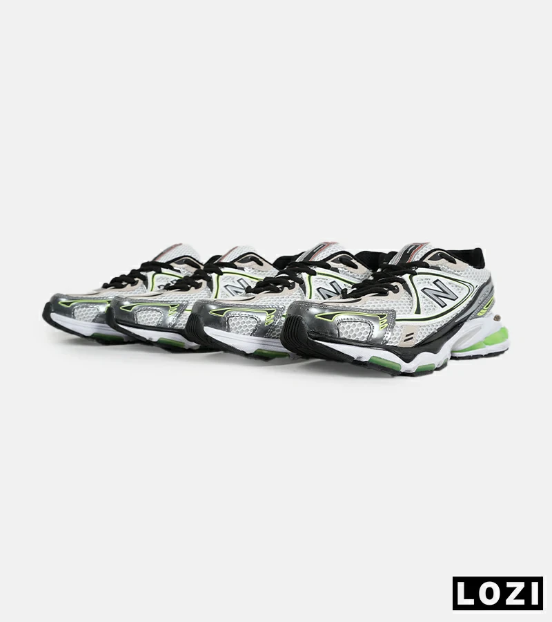 کفش کتانی مردانه و زنانه سفید سبز مشکی NEW BALANCE 1064 مدل 6742