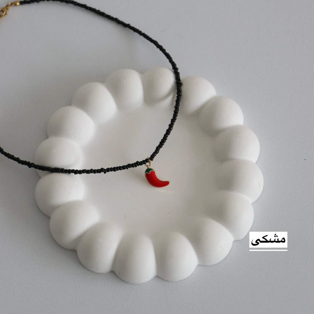 گردنبند زنانه مدل Ne1415 (مشکی)