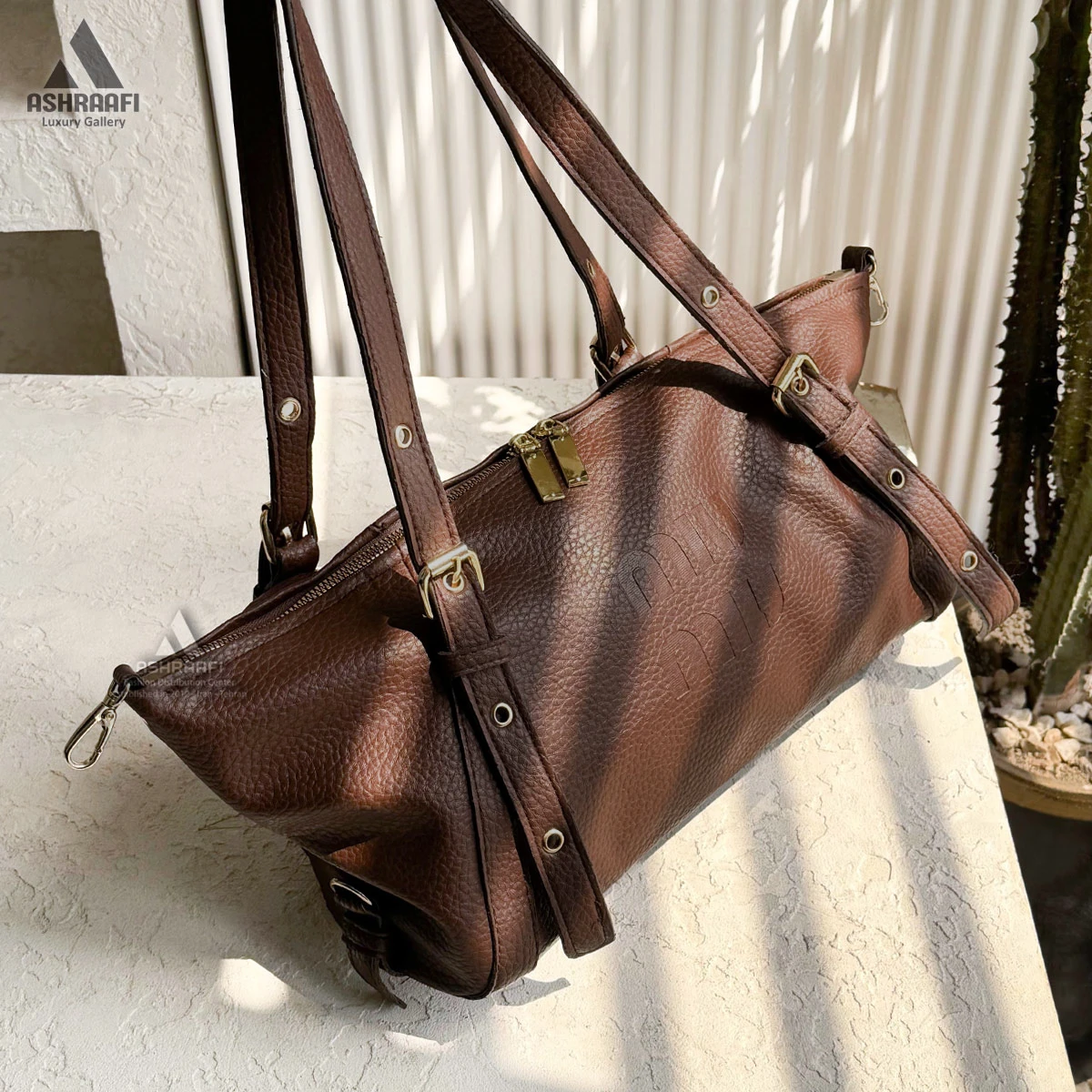 کیف زنانه میو میو Miu Miu Shoulder Bag A06 (قهوه‌ای)