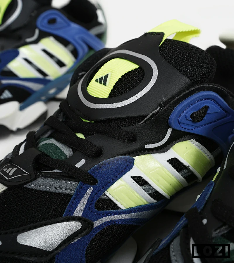 کفش کتانی مردانه و زنانه مشکی آبی لیمویی ADIDAS performance x9000l4