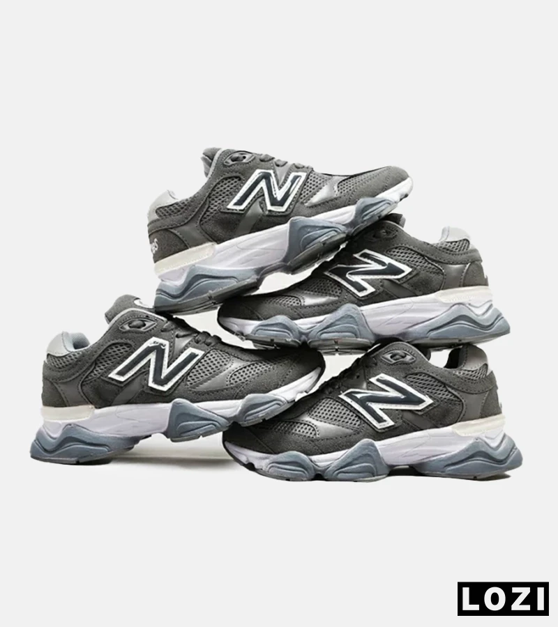 کفش کتانی زنانه و مردانه خاکستری NEW BALANCE 9060 مدل 4867