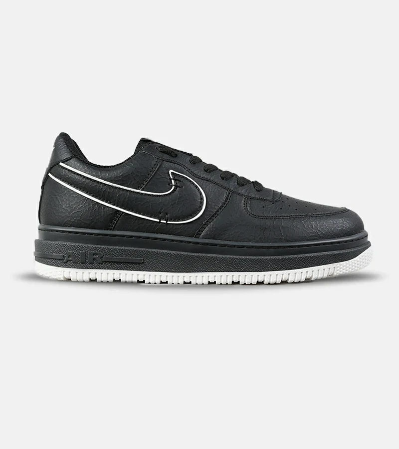 کفش کتانی بزرگ پا مشکی NIKE AIR FORCE مدل 7659