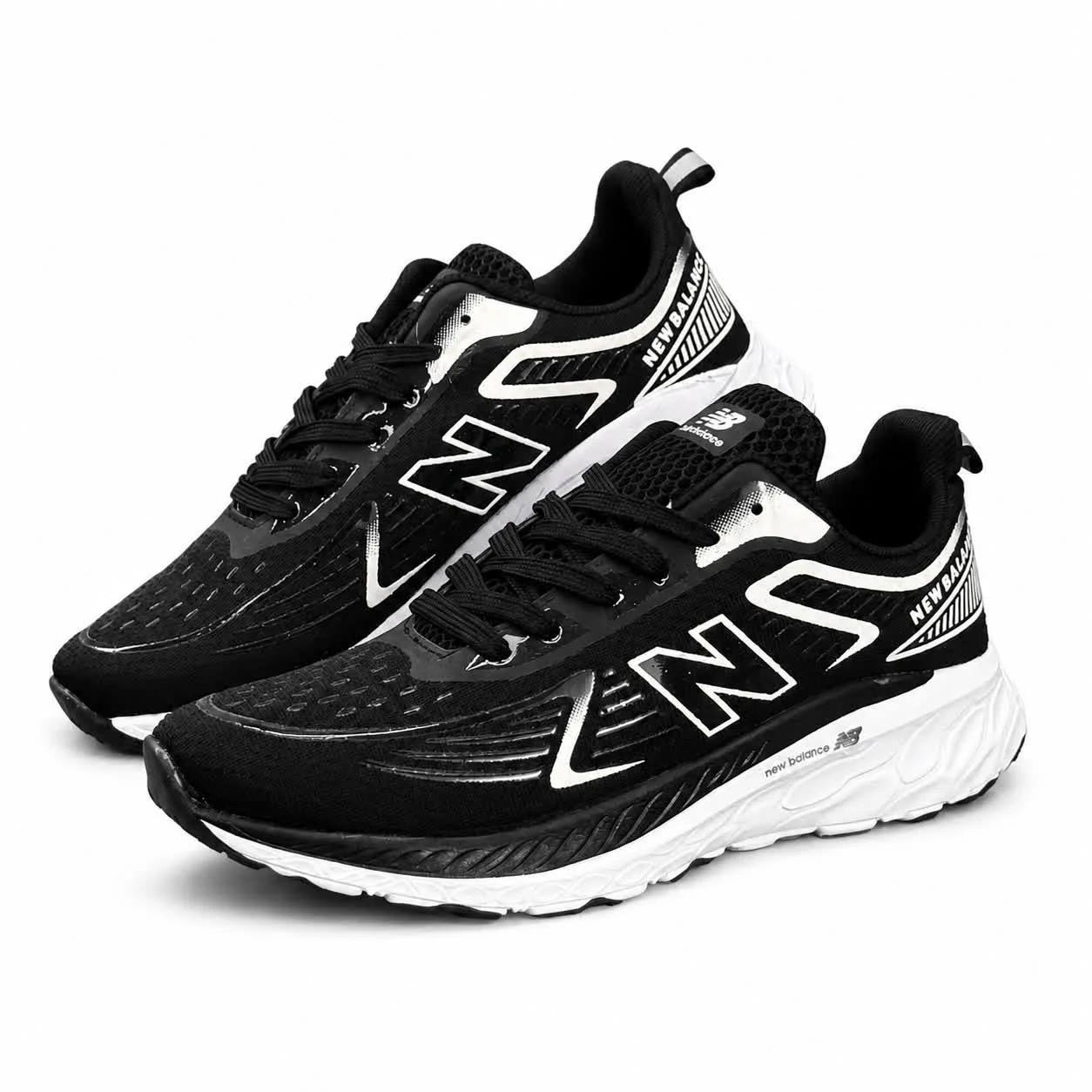 کتانی مردانه مدل نیوبالانس رانینگ مشکی سفید New Balance