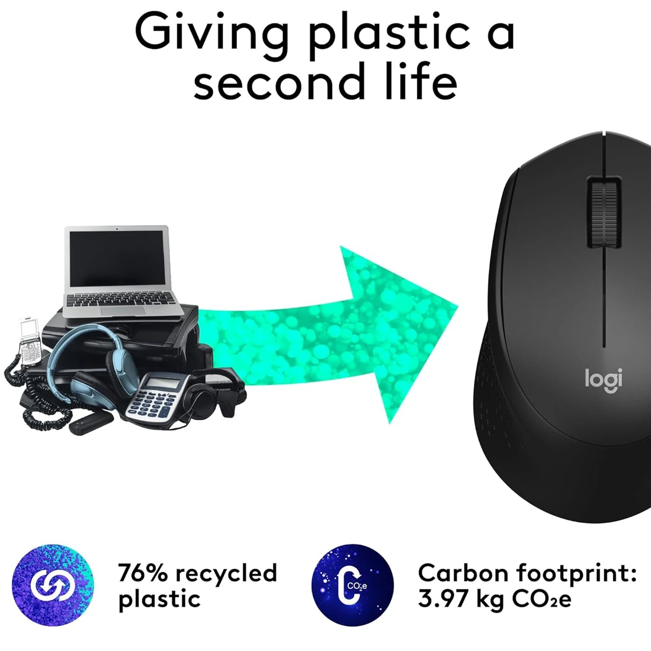 ماوس بی سیم لاجیتک Logitech مدل M330 کم صدا