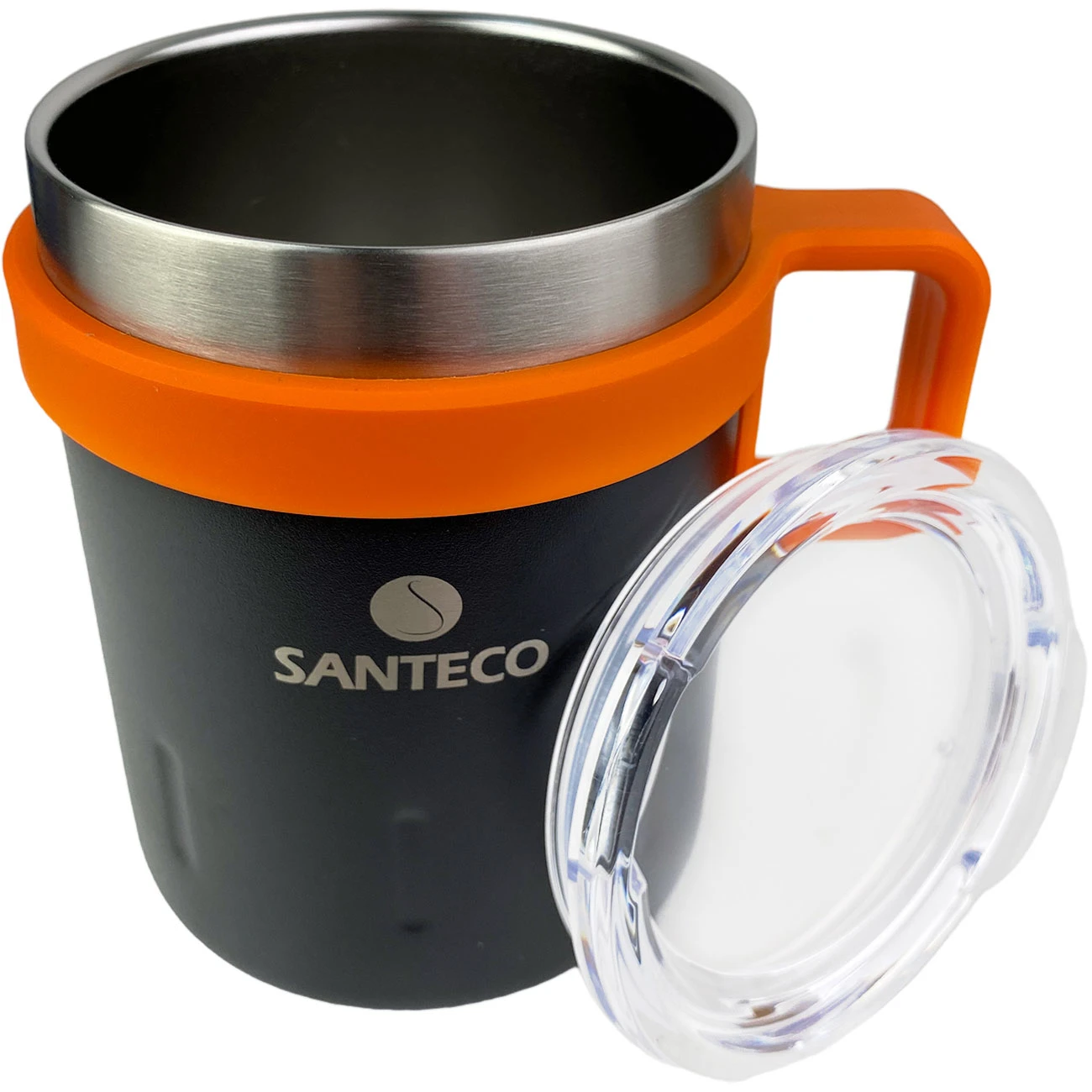 ماگ دوجداره درب دار سانتکو SANTECO مدل HM-350 ظرفیت 350 میلی لیتر