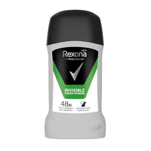 مام صابونی مردانه 48 ساعته رکسونا INVISIBLE Fresh power کد 5751 50 میل