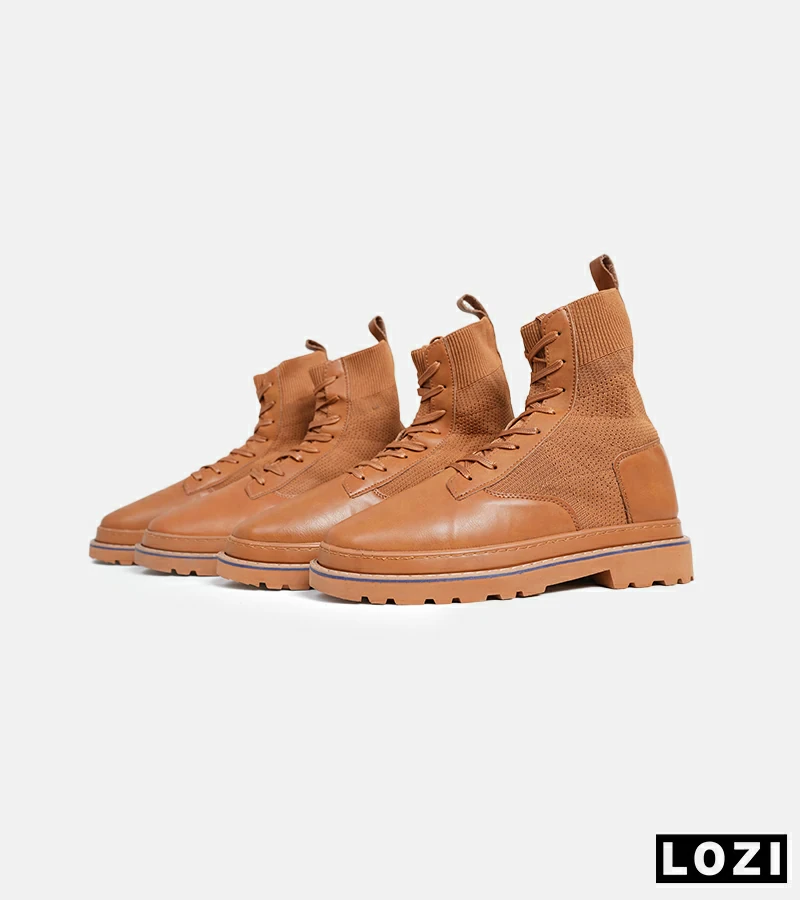 بوت ساق‌دار مردانه قهوه ای Timberland مدل 5776