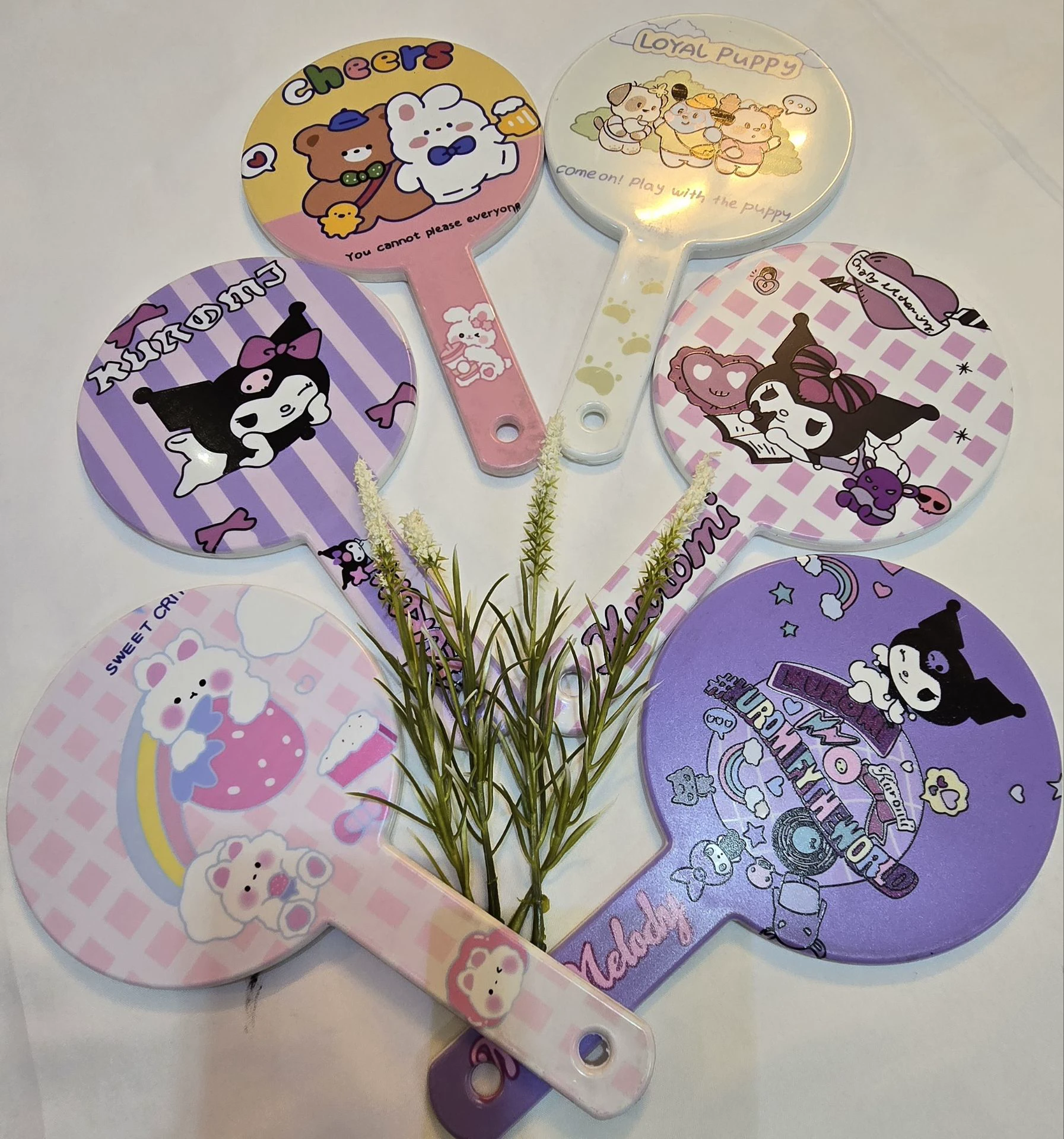 اینه دسته دار قواره بزرگ فانتزی