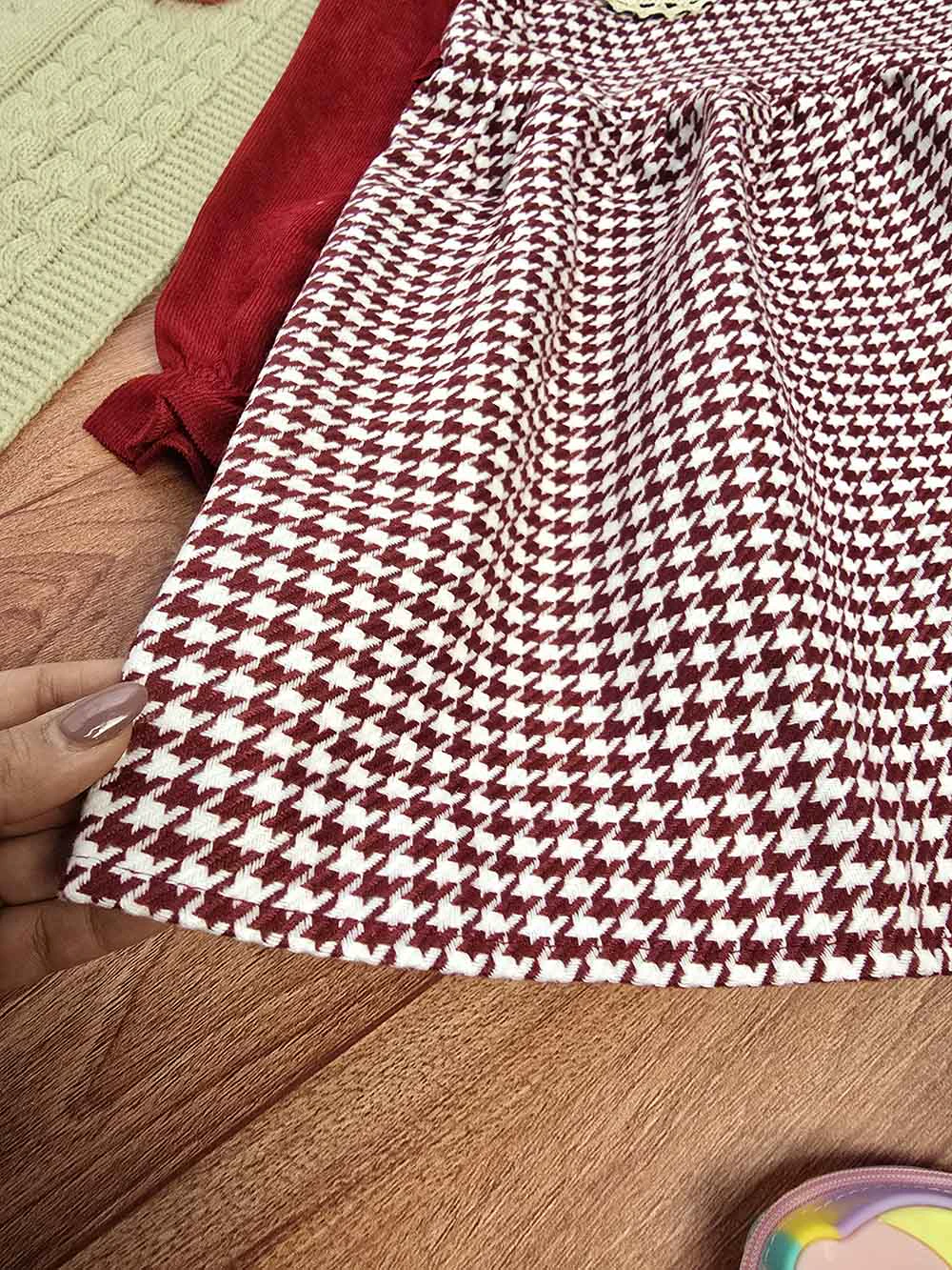 پیراهن دخترانه مجلسی قرمز