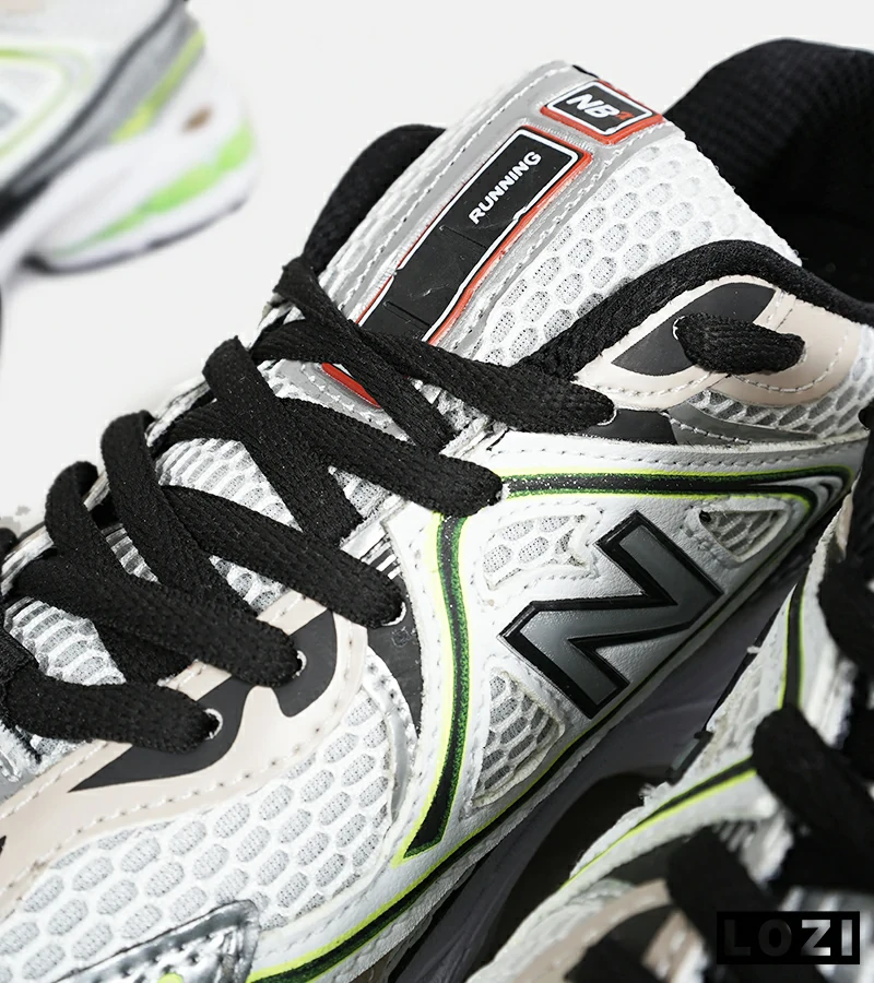 کفش کتانی مردانه و زنانه سفید سبز مشکی NEW BALANCE 1064 مدل 6742