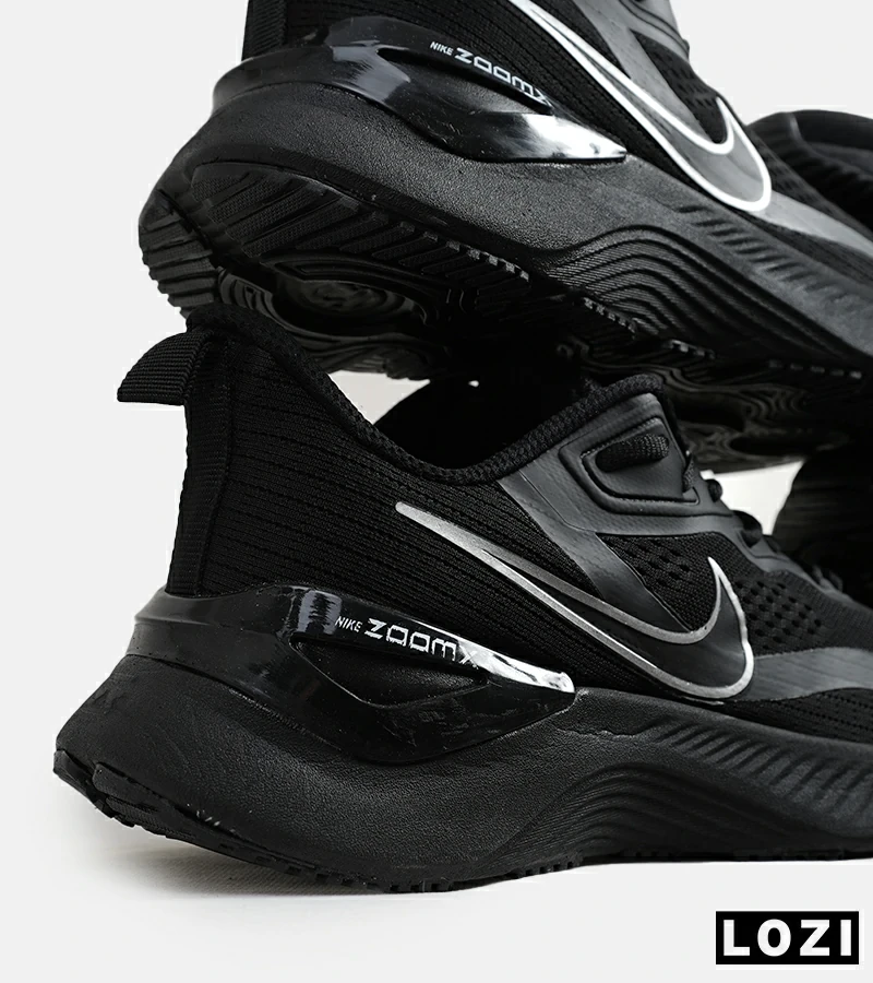 کفش کتانی مردانه و زنانه مشکی NIKE zoom X مدل 5896