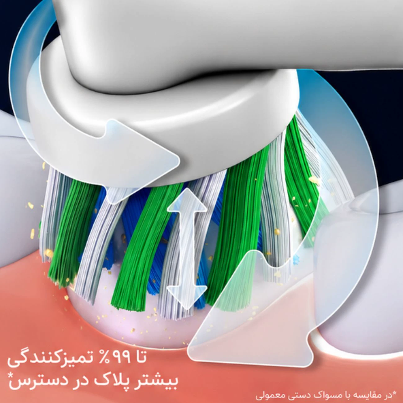 مسواک برقی اورال بی Oral-B مدل D305.513.3X حرفه ای با کیف سفر