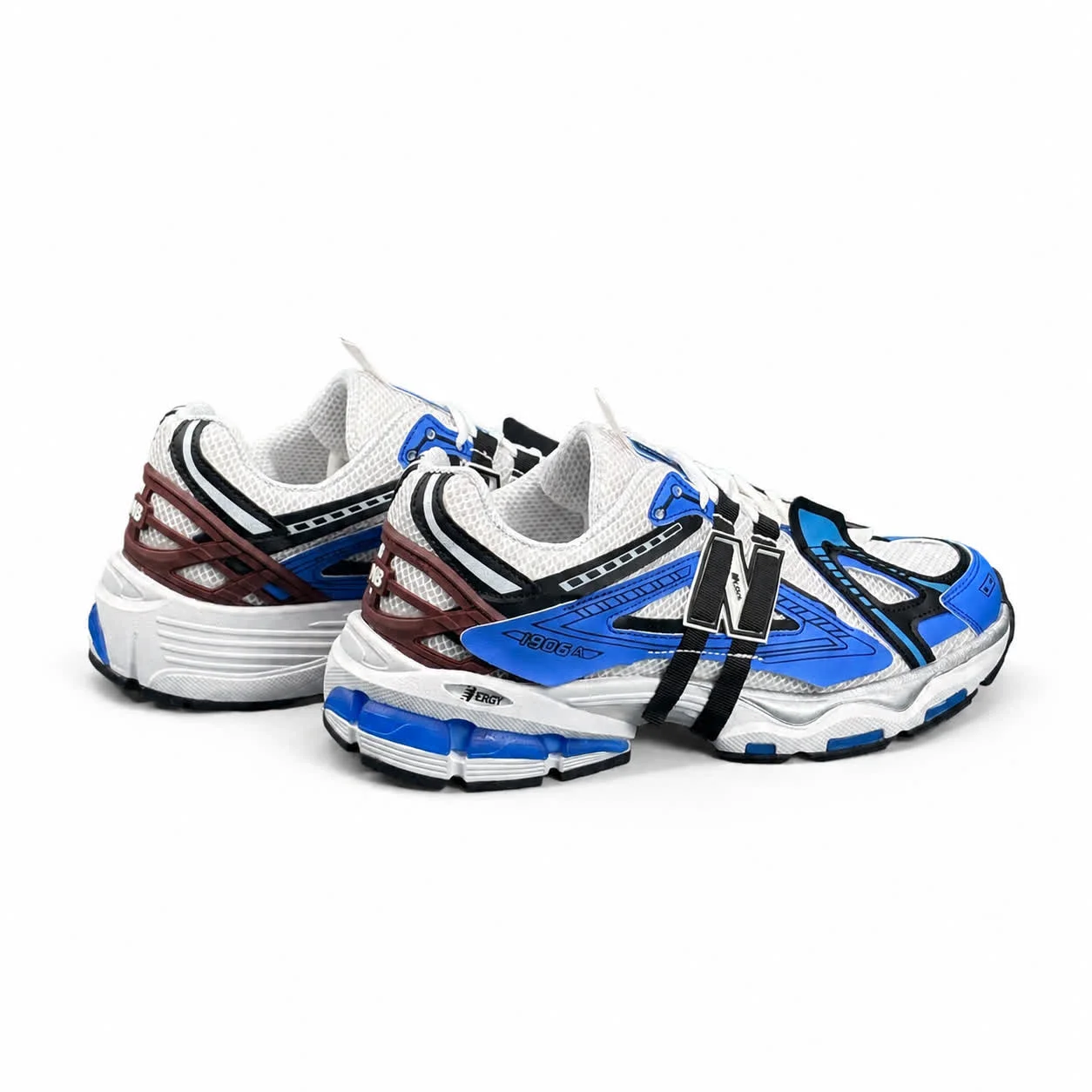کتانی مردانه نیوبالانس 1906 آبی سفید New BALANCE 1906