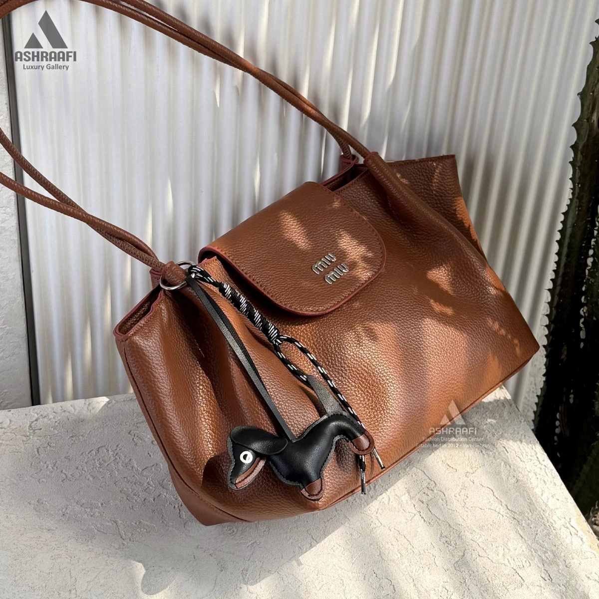 کیف زنانه میو میو Miu Miu Shoulder Bag A07 (عسلی)