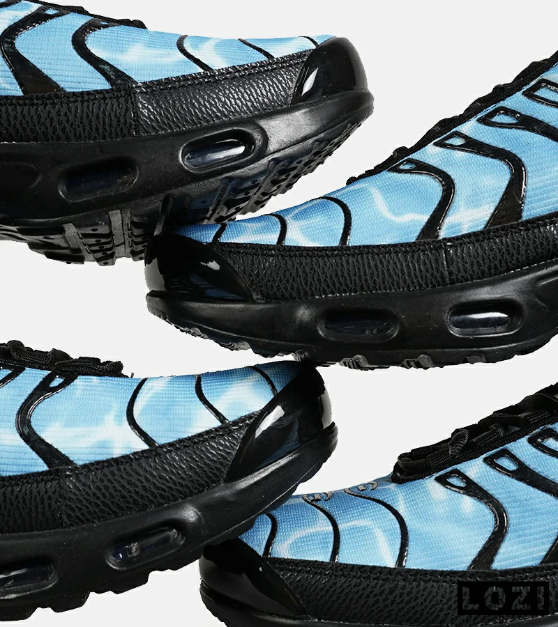 کفش کتانی مردانه و زنانه مشکی آبی NIKE AirMax Plus TN Ultra مدل 7171