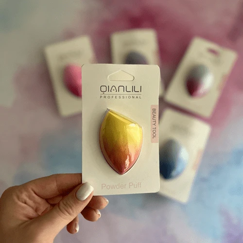 اسفنج آرایشی اشکی رنگ رندوم