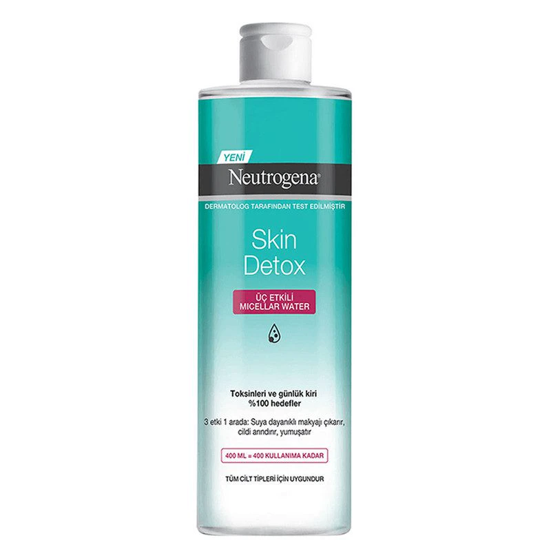 محلول شستشو صورت نوتروژینا مدل Skin Detox حجم 400 میلی لیتر