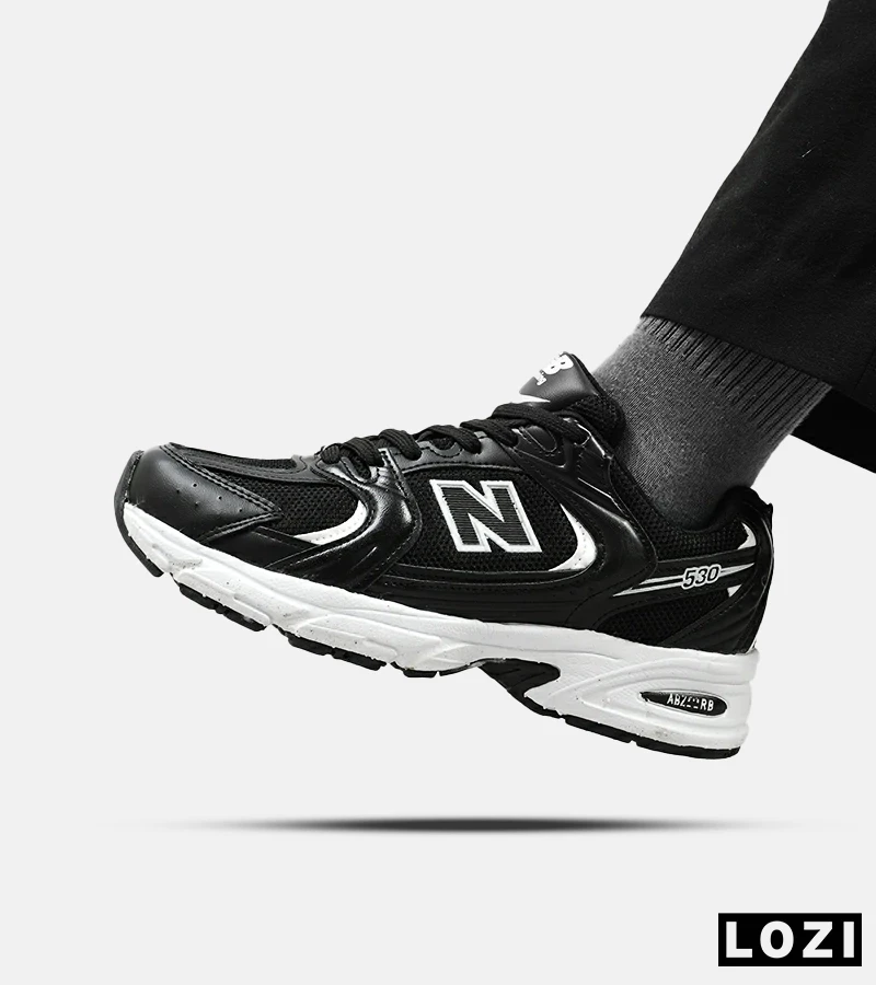 کفش کتانی مردانه و زنانه مشکی NEW BALANCE 530 مدل 4698