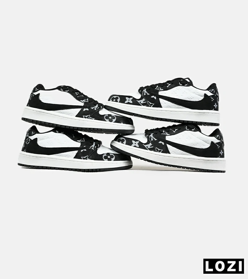 کفش کتانی مردانه و زنانه NIKE LOUIS VUITTON x travis scott مدل 6646