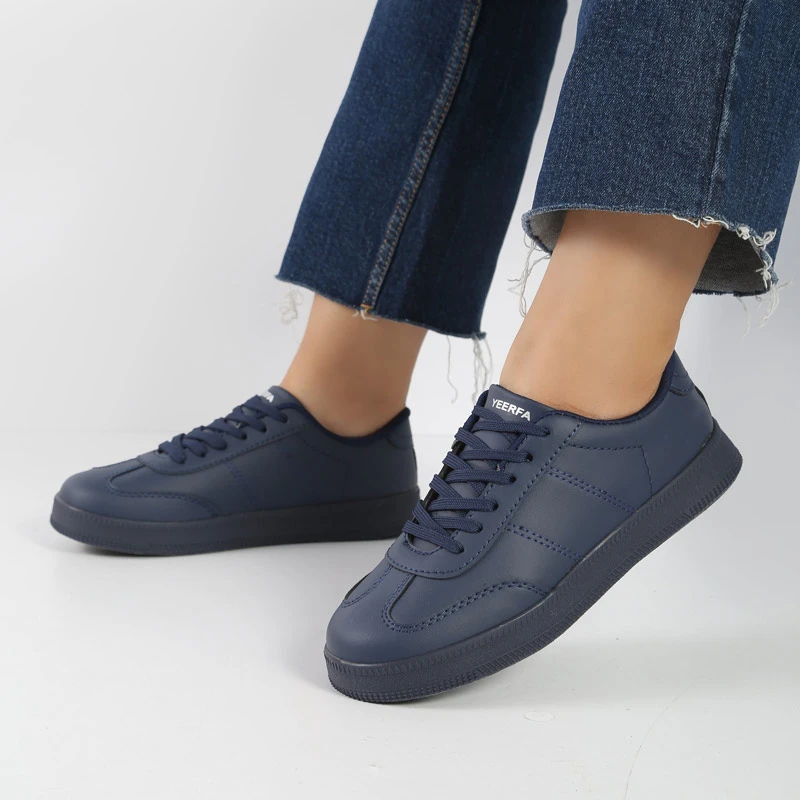 کفش اسپرت و راحتی زنانه و دخترانه رنگ سرمه ای کد M813