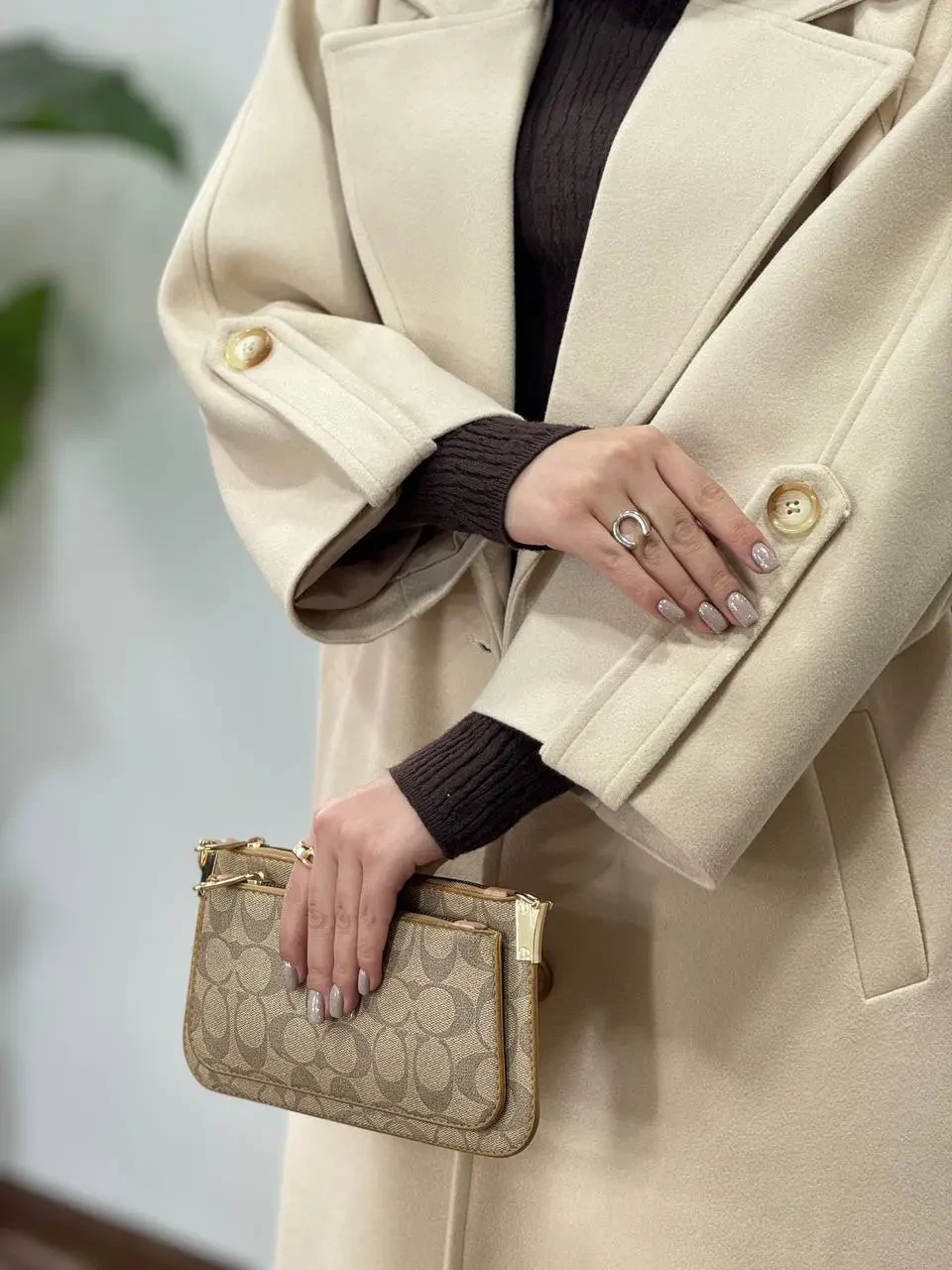 پالتو فوتر بلند آستردار رعنا