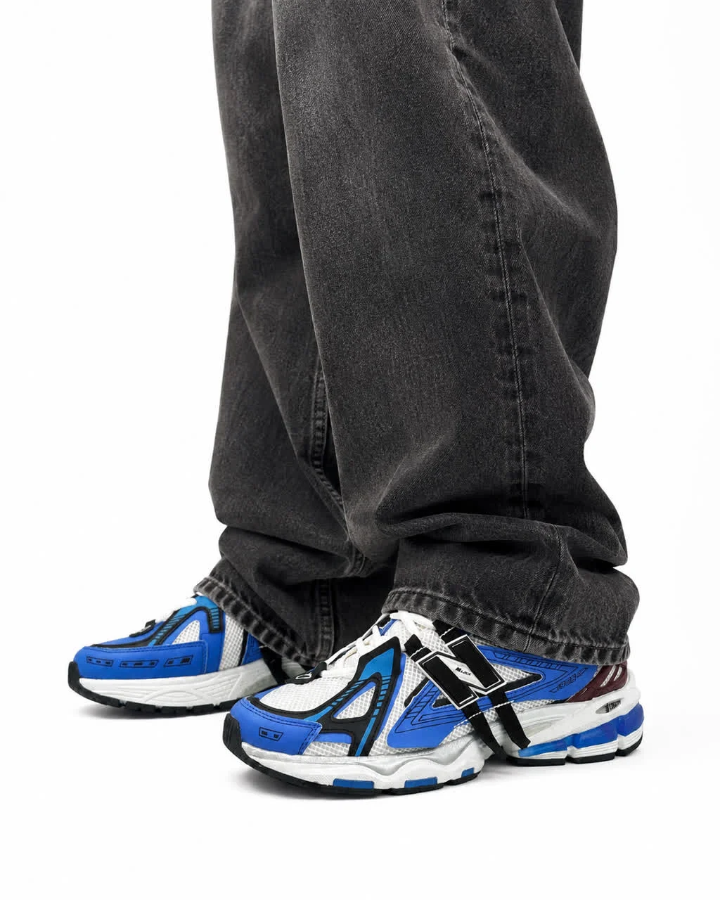 کتانی مردانه نیوبالانس 1906 آبی سفید New BALANCE 1906