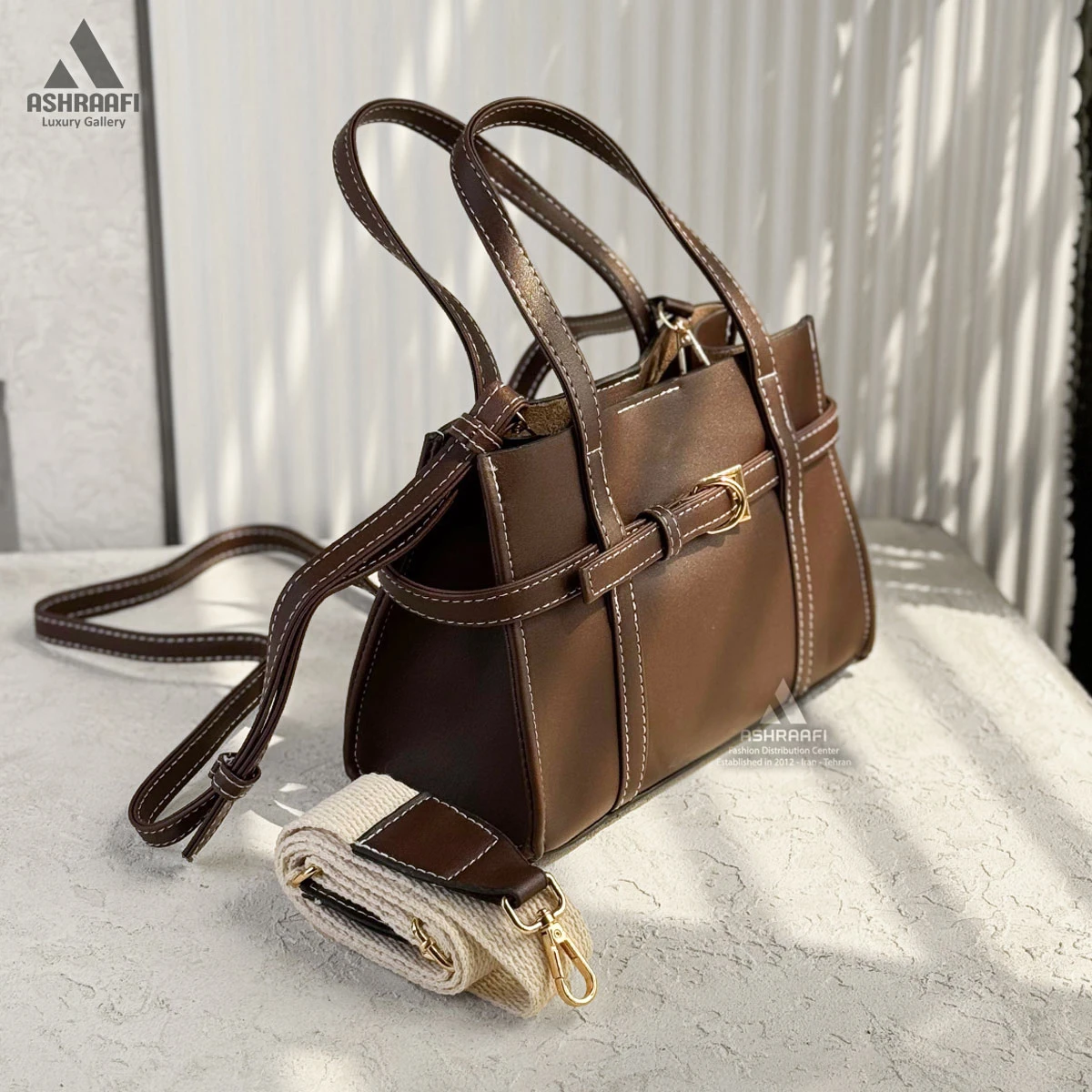 کیف زنانه Women Hand Bag A12 (قهوه‌ای)