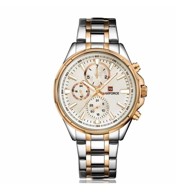 ساعت مچی مردانه نیوی فورس naviforce NF9089 RG/W