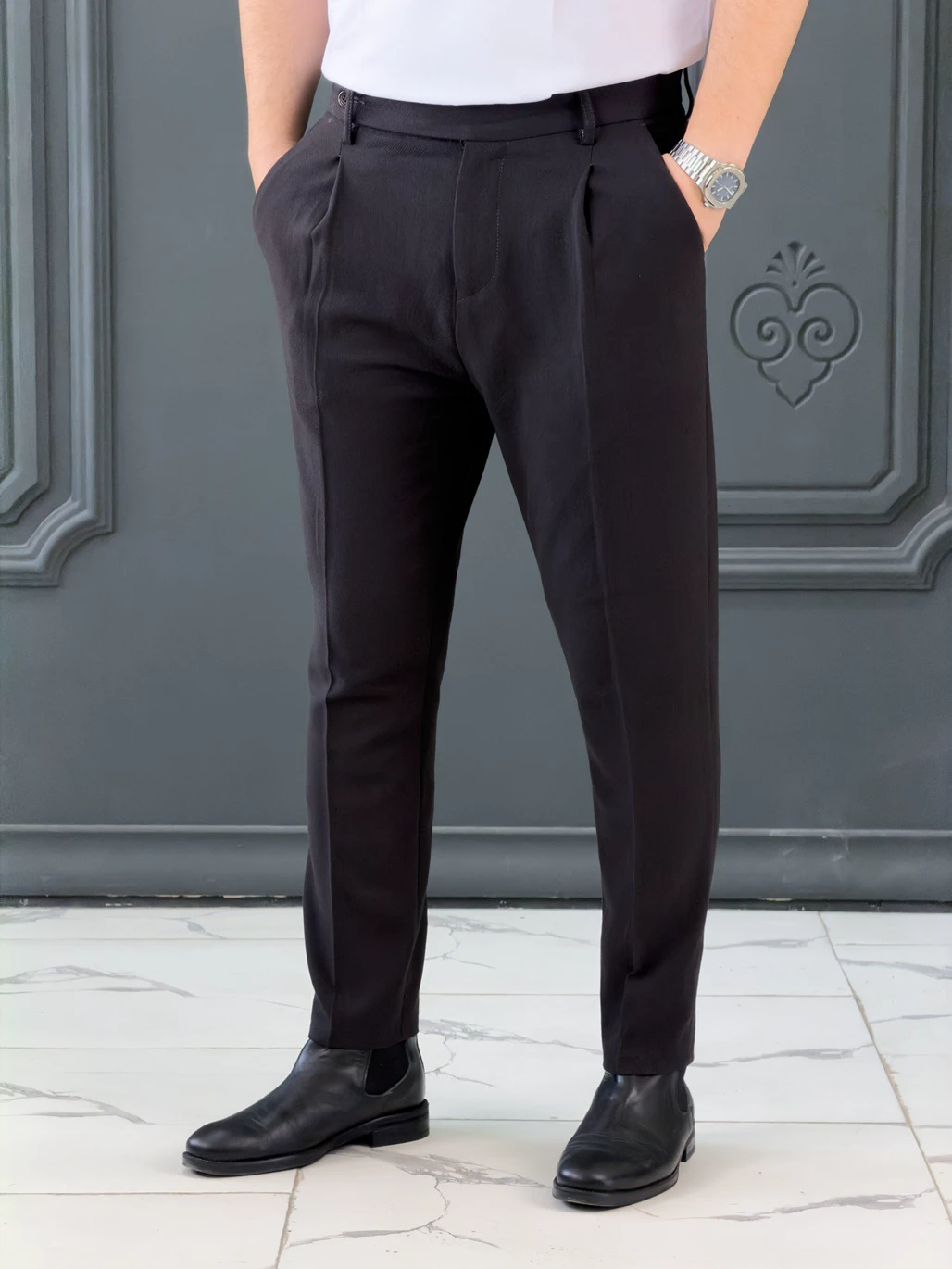 شلوار 6513 ZARA ذغالی