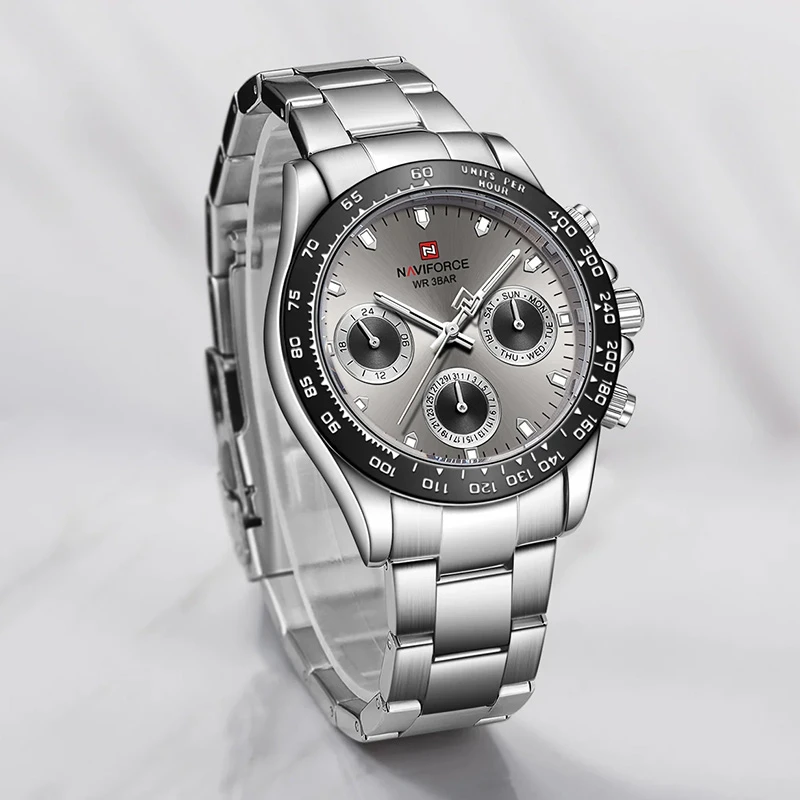 ساعت مچی مردانه نیوی فورس مدل naviforce NF9193 S/B/G