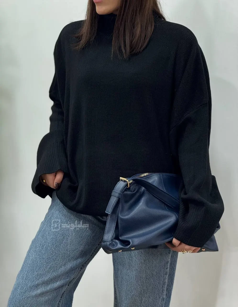 پلیور بافت یقه اسکی وانیا 5