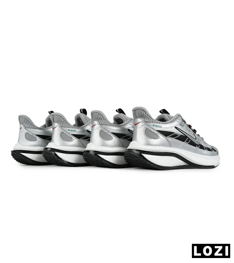 کفش کتانی مردانه و زنانه طوسی نایک NIKE P-6000 مدل 7391