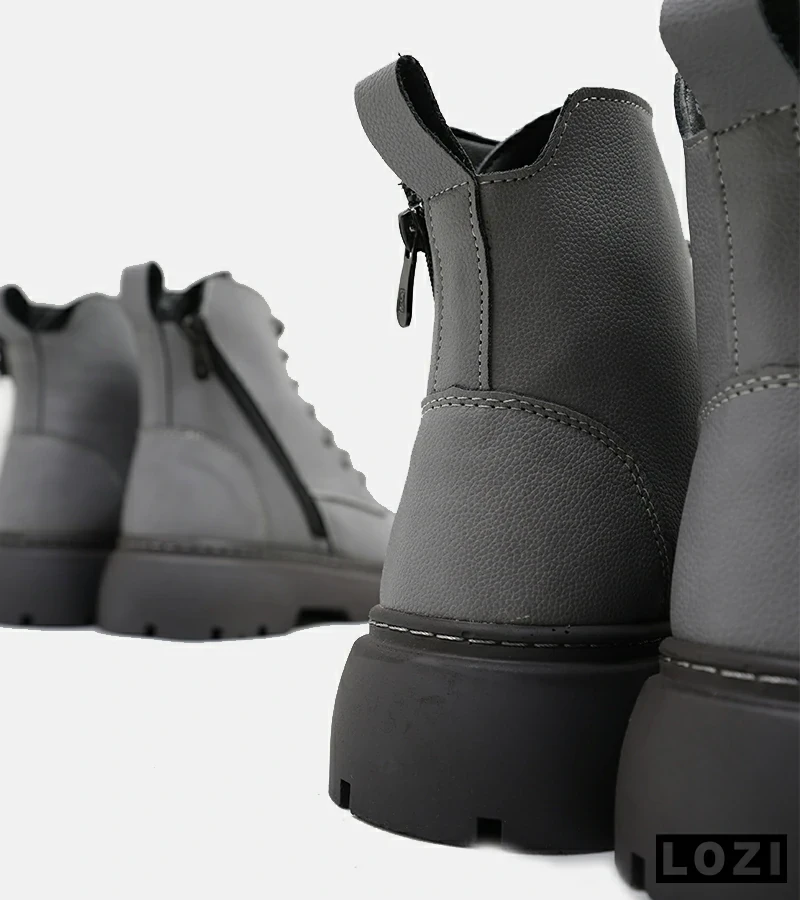 نیم بوت چرمی مردانه طوسی Timberland مدل 5432