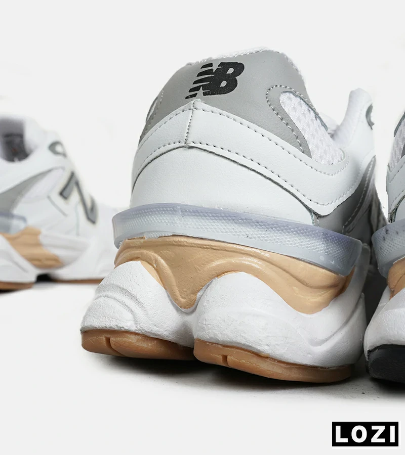 کفش کتانی مردانه سفید طوسی NEW BALANCE 9060 مدل 6585