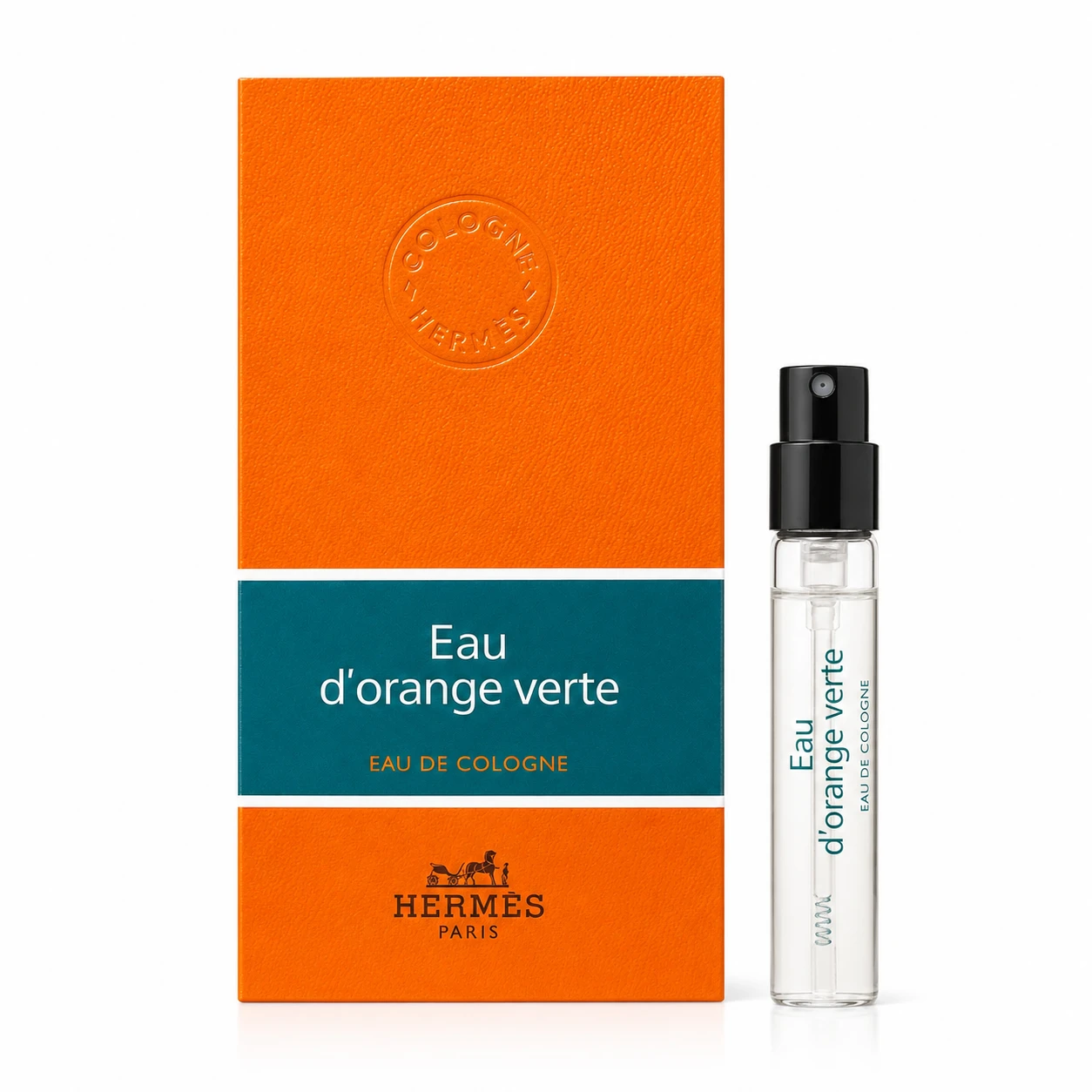 سمپل رسمی عطر ادکلن هرمس او د اورنج ورت ادوکلن 2 میل اصلی Hermès Eau d’Orange Verte EDC Official Carded Spray Sample 2ml Original
