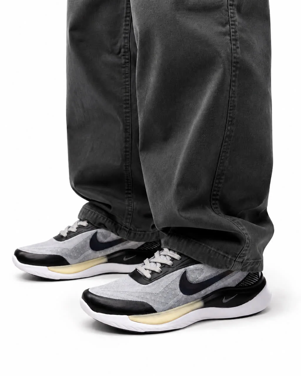 کفش کتانی مردانه مدل نایکی طوسی مشکی 2 NIKE New