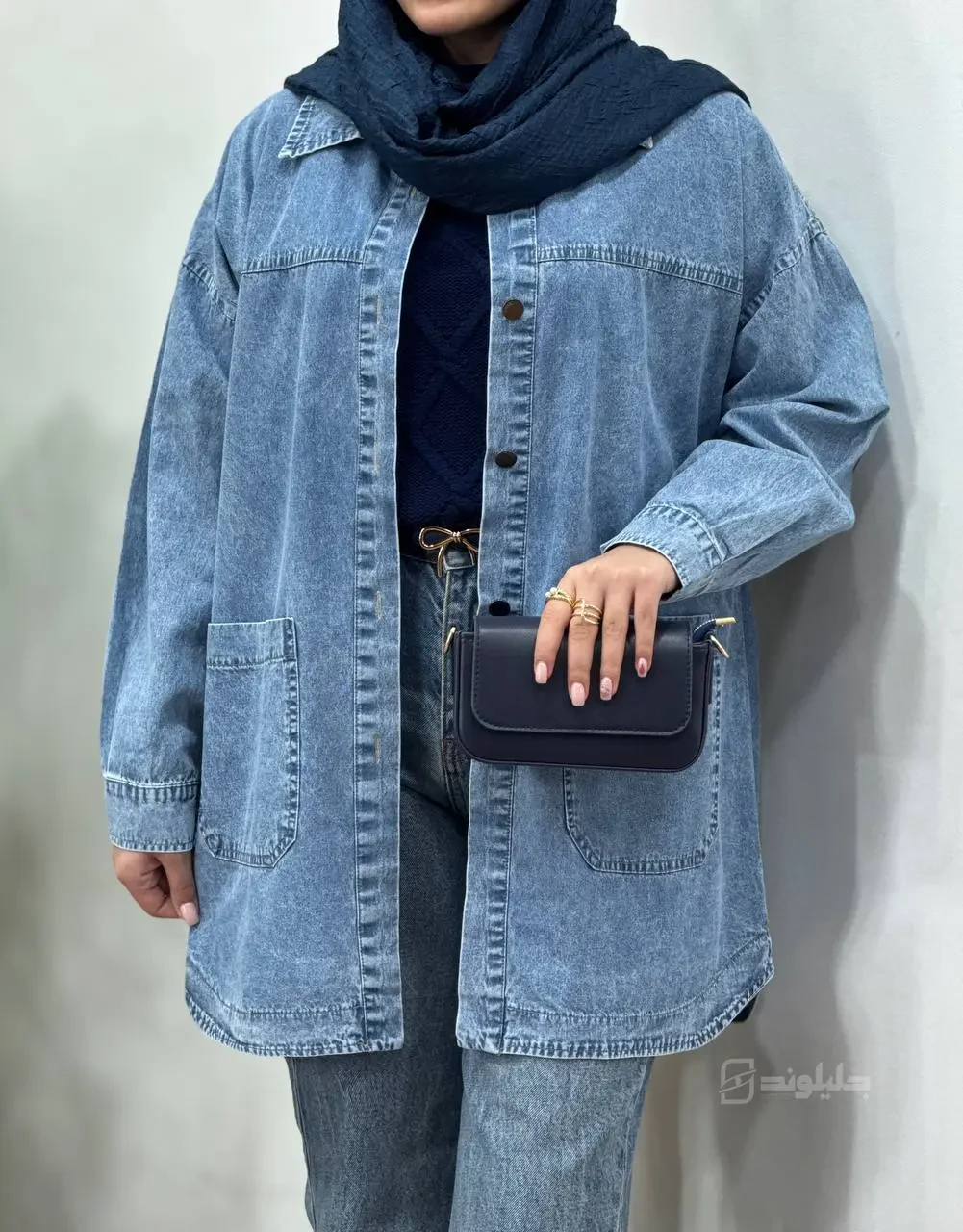 کت جین بلند پاییزه کیمیا