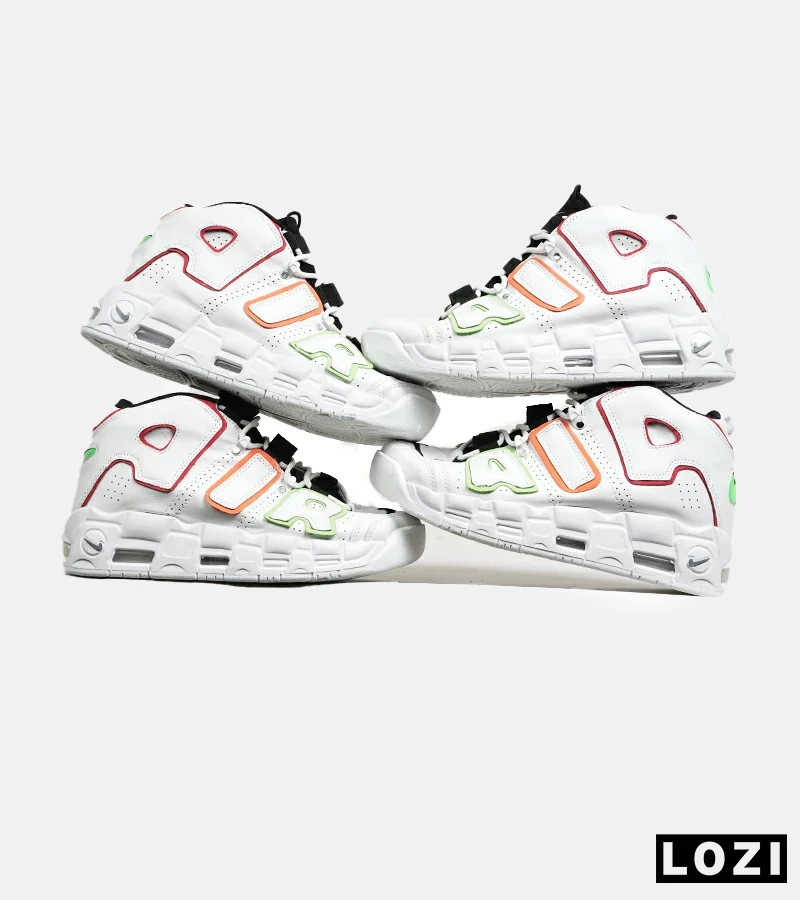 کفش کتانی مردانه و زنانه سفید NIKE Air More Uptempo '96 مدل 6494