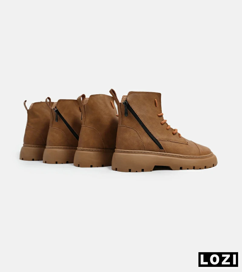 نیم بوت چرمی مردانه قهوه ای Timberland مدل 5426