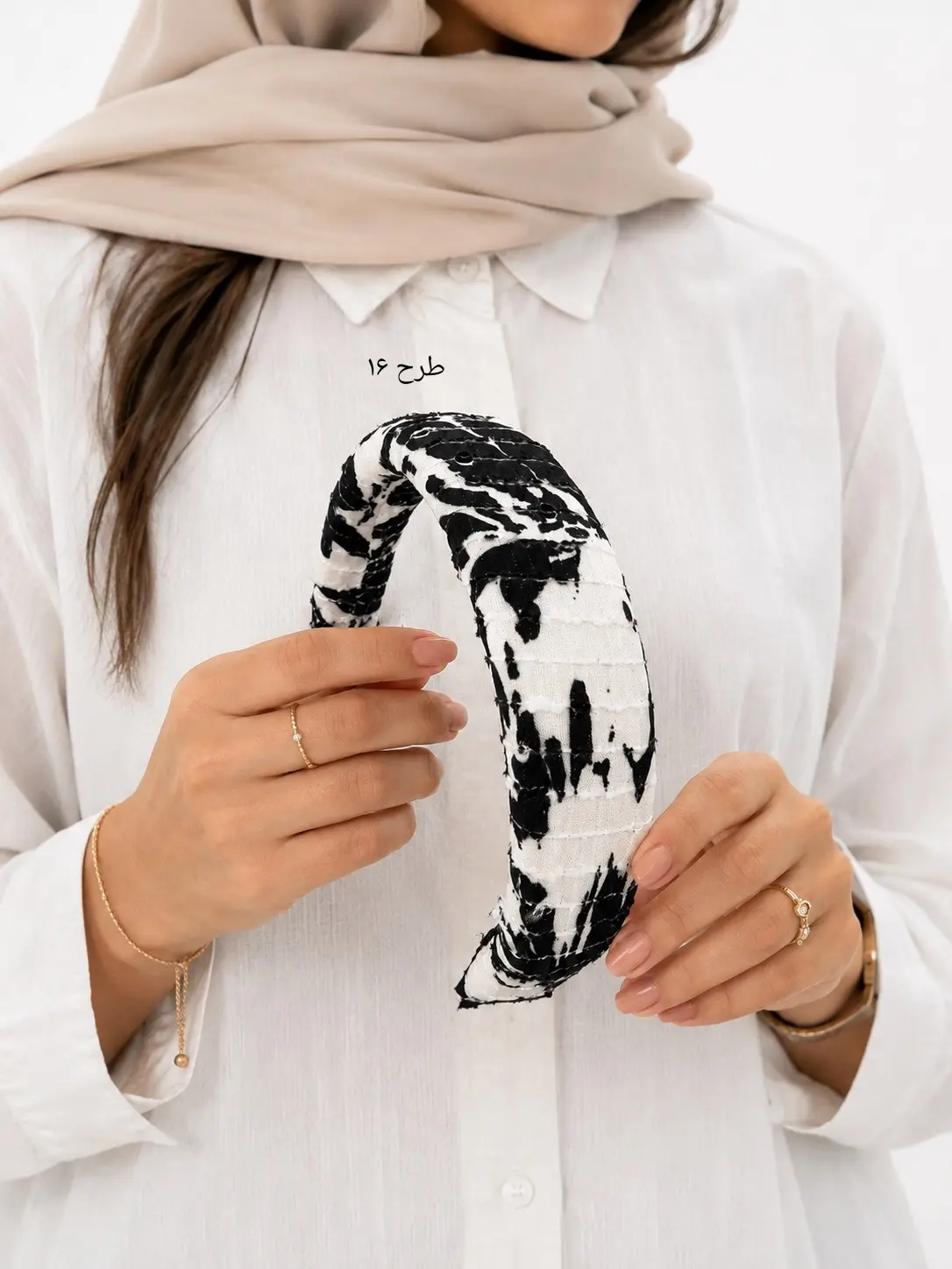 تل سر پارچه ای طرحدار 1