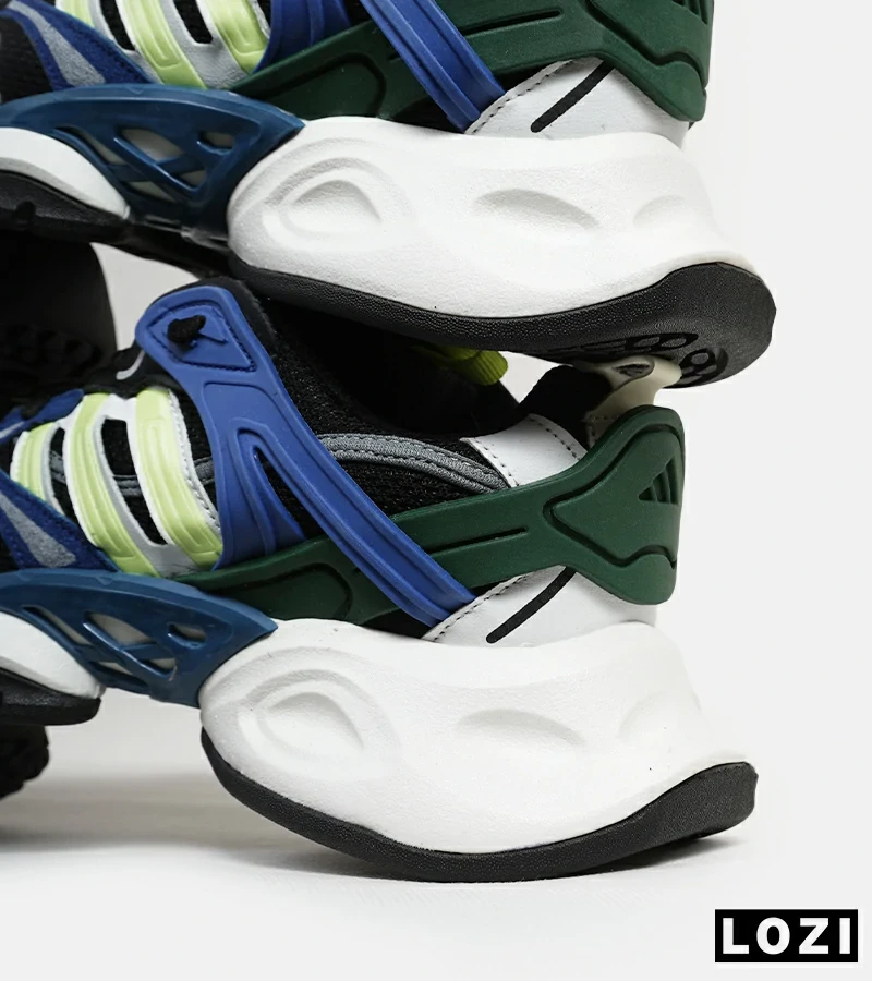 کفش کتانی مردانه و زنانه مشکی آبی لیمویی ADIDAS performance x9000l4