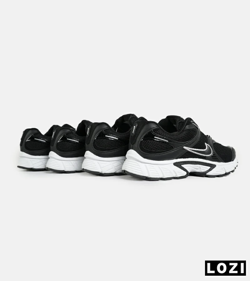 کفش کتانی مردانه و زنانه مشکی سفید نایک NIKE v5 RNR مدل 7329