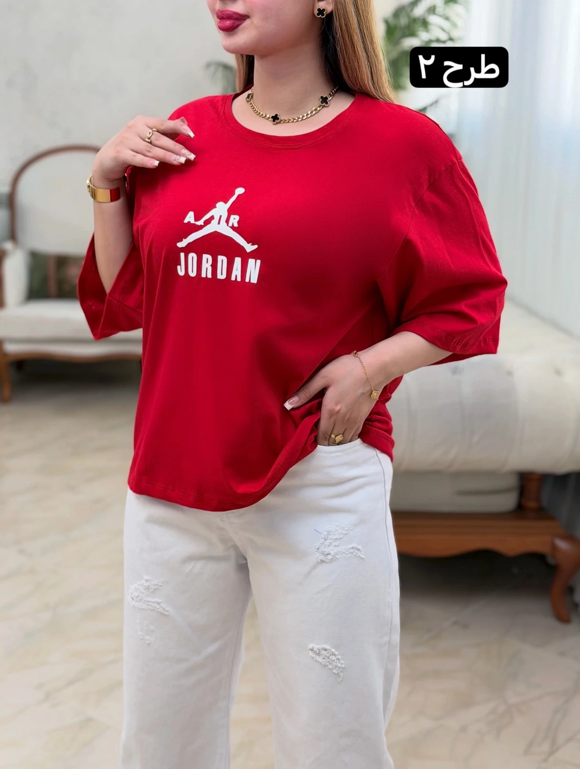 تیشرت رد لاین 0743