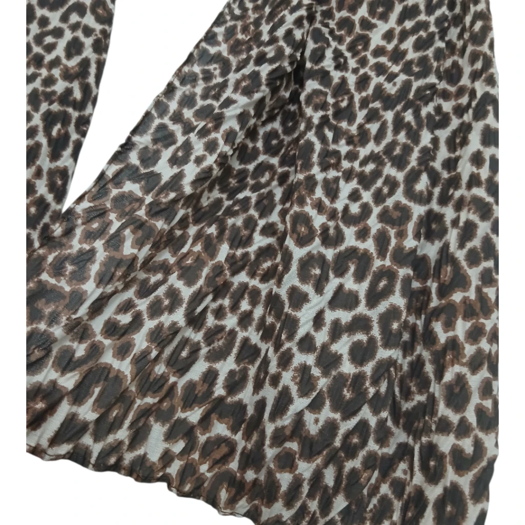 شال زنانه طرح پلنگی ریز بسیار ظریف وسبک