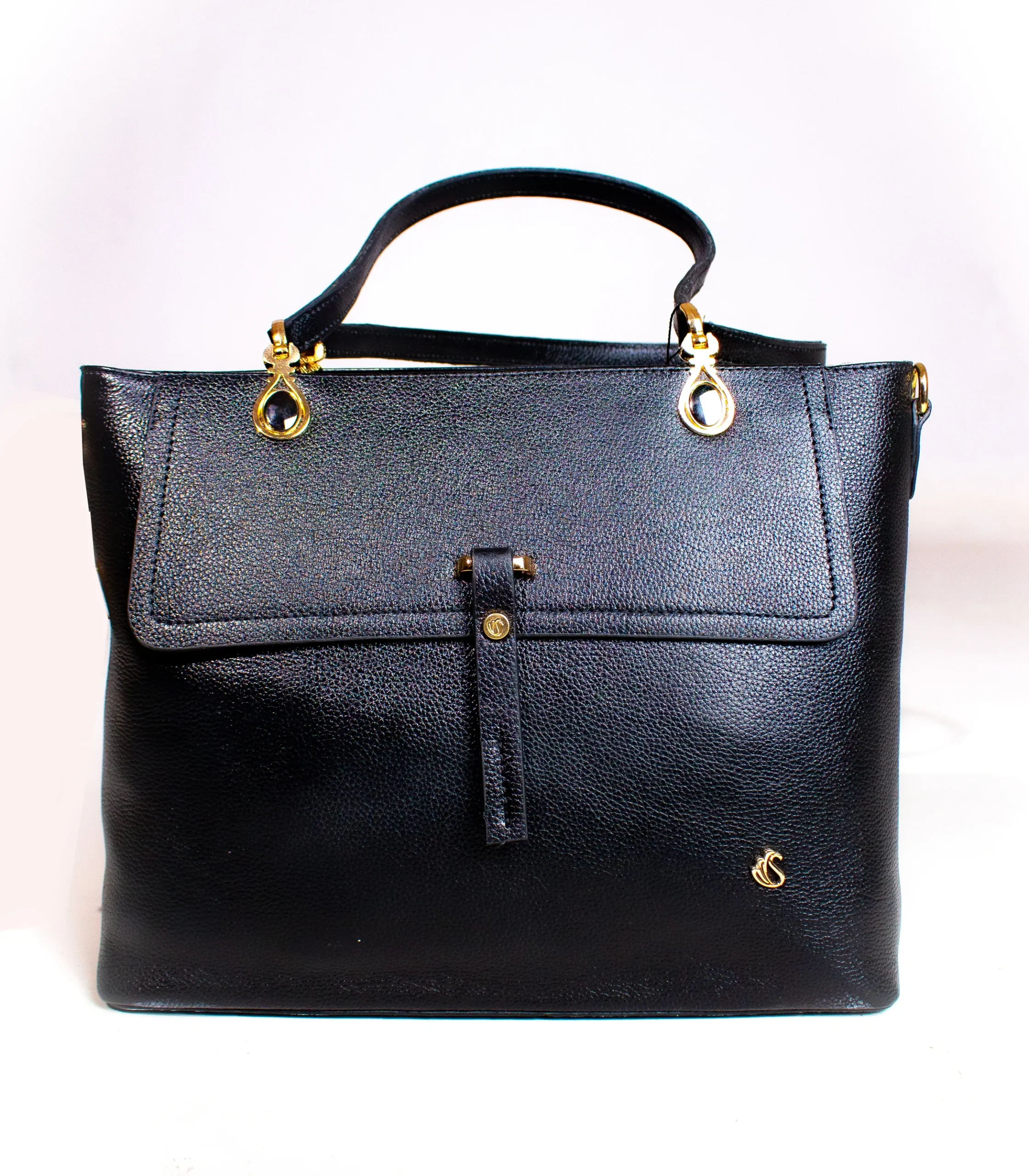 کیف دوشی چرم طبیعی کد 3087 (مشکی)