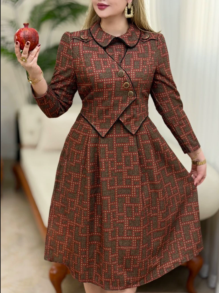 پیراهن شنل دینا 3635